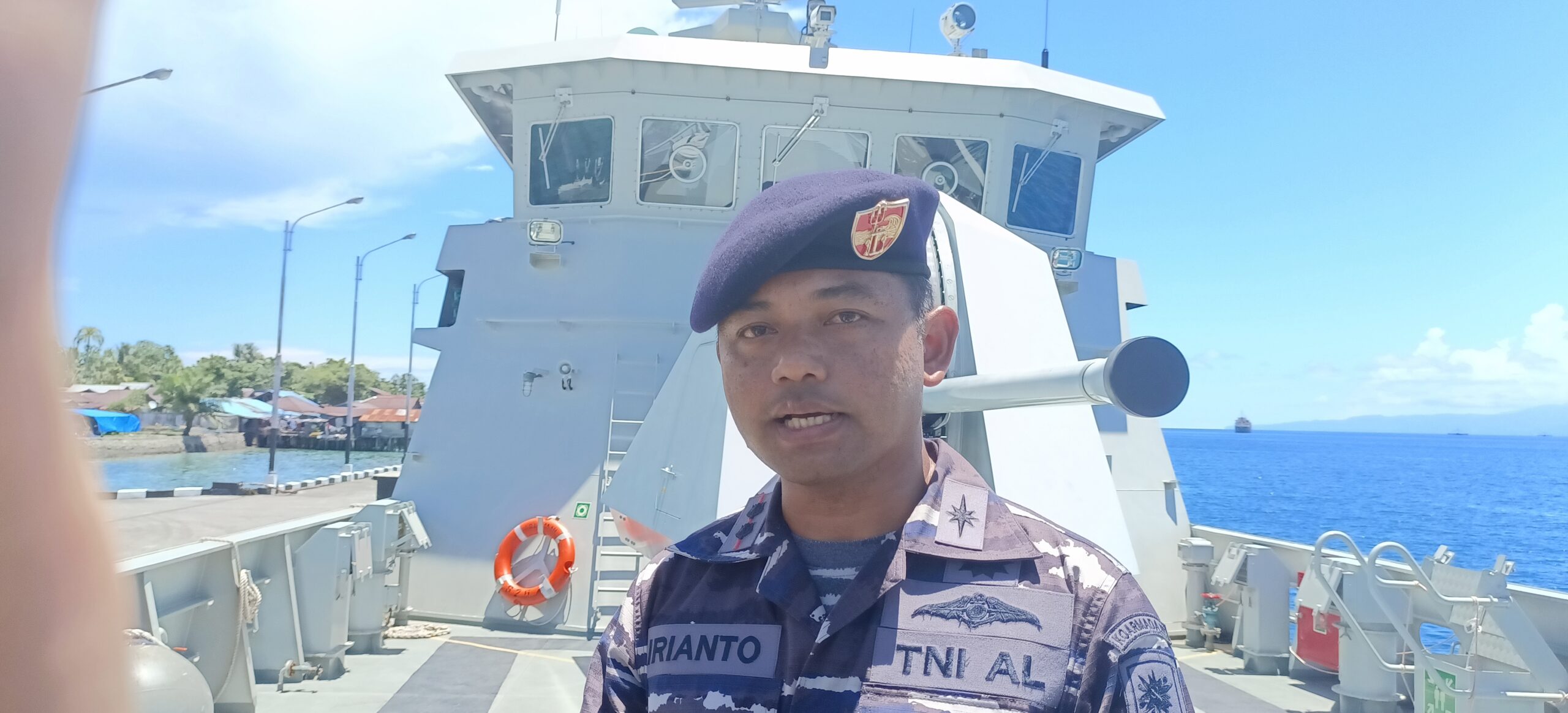 Komandan KRI Panah-626 Letkol Laut (P) Irianto Kurniawan