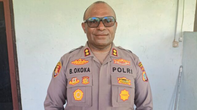 Kapolres Pegunungan Arfak, AKBP Dr. Bernadus Okoka S.E.,S.H, M.H